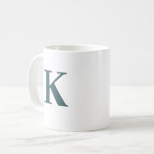 Mug Monogramme de la lettre k (Devant gauche)