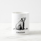 Mug Monogramme de la nature sauvage  (Centre)