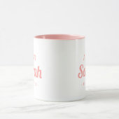 Mug monogramme de la tante personnalisée (Centre)