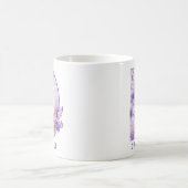 Mug Monogramme de laiton Lilac personnalisé D (Centre)