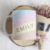 Mug Monogramme de licorne magique arc-en-ciel