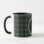 Mug Monogramme de moisissure de buffle (Gauche)