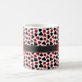 Mug Monogramme de motif de costume de casino de (Centre)