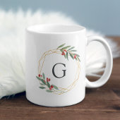 Mug Monogramme de Noël Gemstone