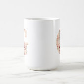 Mug monogramme de Noël personnalisé (Centre)