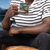 Mug Monogramme de pêche à la truite