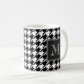 Mug Monogramme de pied de cheminée noir (Devant droit)