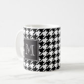 Mug Monogramme de pied de cheminée noir (Devant gauche)