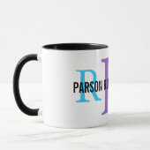 Mug Monogramme de race de Russell Terrier de pasteur (Gauche)