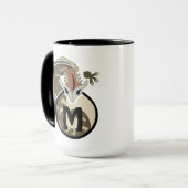 Mug Monogramme de salamandre en tête de marteau (Devant gauche)
