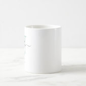 Mug Monogramme de script élégant oncle (Centre)