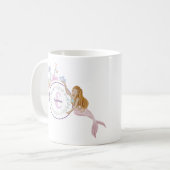 Mug Monogramme de sirènes lunaires (Devant gauche)