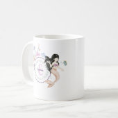 Mug Monogramme de sirènes lunaires (Devant gauche)