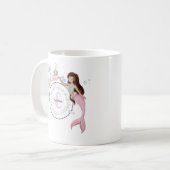 Mug Monogramme de sirènes lunaires (Devant gauche)