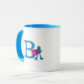 Mug Monogramme de superproducteur B (Devant gauche)