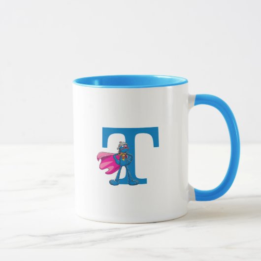 Mug Monogramme de superproducteur T (Droite)