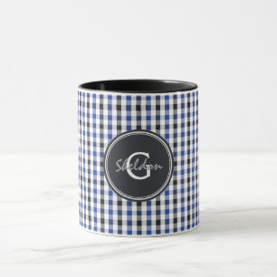 Mug monogramme de très bon goût chic de motif de