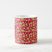 Mug Monogramme de vacances de Noël initial (Centre)