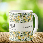 Mug Monogramme des citrons du jour