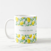 Mug Monogramme des citrons du jour (Gauche)