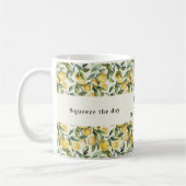 Mug Monogramme des citrons du jour (Gauche)