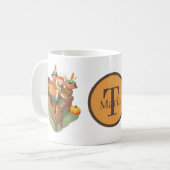 Mug monogramme des Pèlerins de Thanksgiving (Devant gauche)
