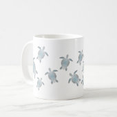 Mug Monogramme des tortues marines (Devant gauche)