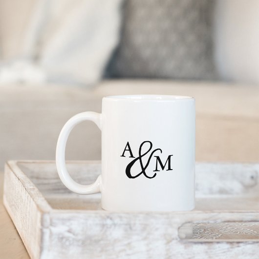 Mug Monogramme d'esperluette