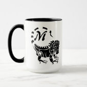 Mug Monogramme d'Iguana (Gauche)