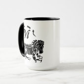 Mug Monogramme d'Iguana (Devant gauche)