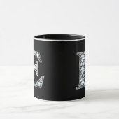 Mug Monogramme E Faux Diamond (Centre)