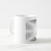 Mug Monogramme élégant de S (Devant gauche)