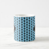 Mug Monogramme Empreinte de patte incomparable (Centre)
