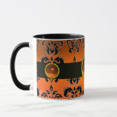 MUG MONOGRAMME EN PIERRE DE JEU DE L'ORANGE NOIR (Gauche)