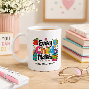 Mug Monogramme Enseignant Every Child Matters 
