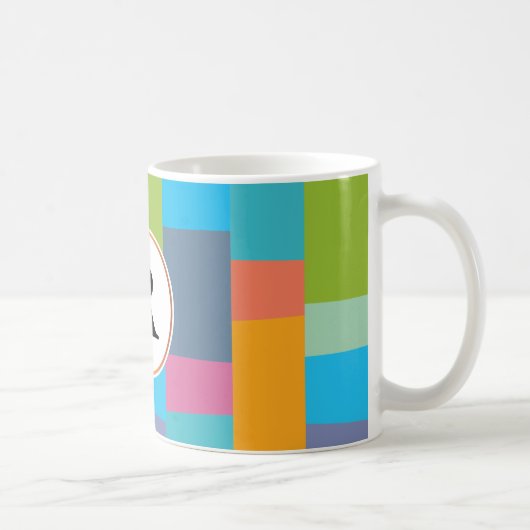 Mug monogramme et coloré modelés (Droite)