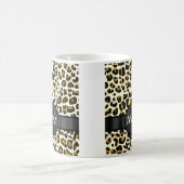 Mug Monogramme et empreinte de léopard (Centre)