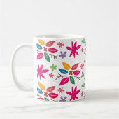 Mug monogramme et feuilles (Gauche)