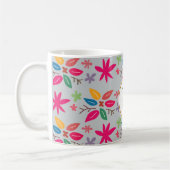 Mug monogramme et feuilles (Gauche)