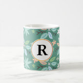 Mug monogramme et feuilles (Centre)