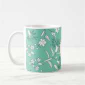 Mug monogramme et fleurs (Gauche)