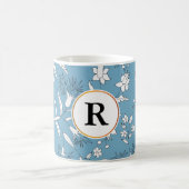 Mug monogramme et fleurs (Centre)