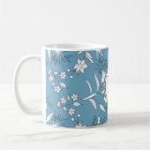 Mug monogramme et fleurs (Gauche)