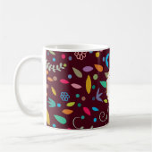 Mug monogramme et motif coloré (Gauche)