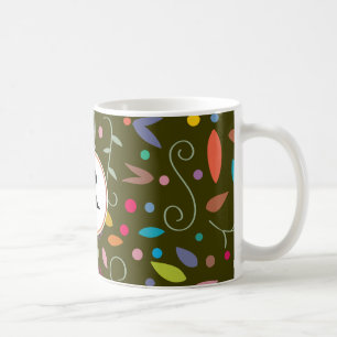 Mug monogramme et motif coloré