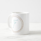 Mug Monogramme "F" (Devant gauche)