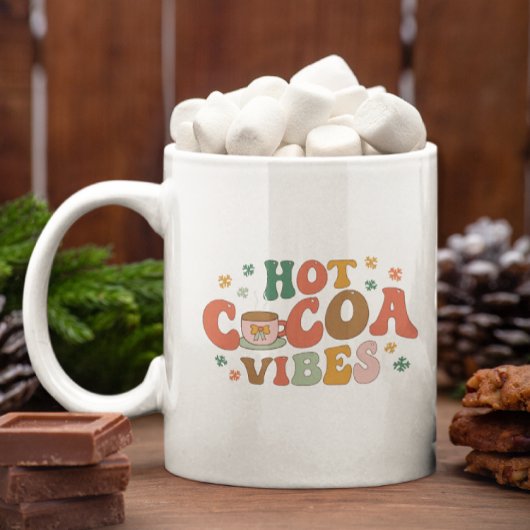 Mug Monogramme festif de Noël pour les Fêtes