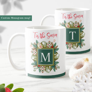 Mug Monogramme, Festive Green et Cookies de vacances