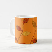 Mug Monogramme Feuille brillant (Devant gauche)
