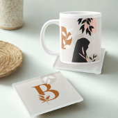 Mug Monogrammé Fille Hijab | Bohème Terracotta & B